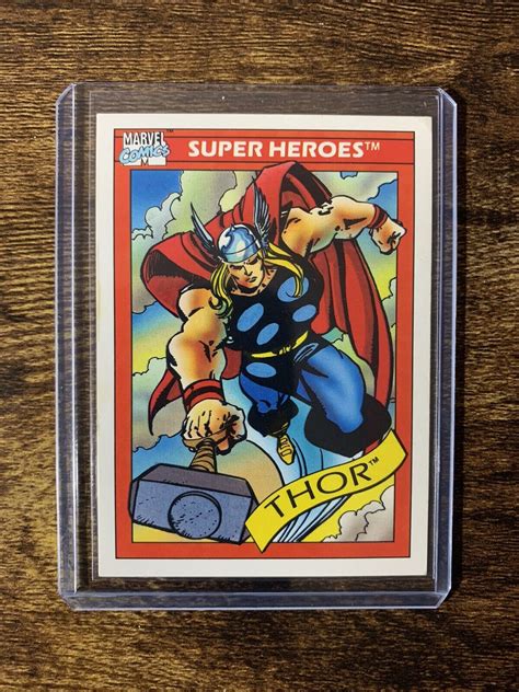 Mavin 1990 Marvel Comics Universe Super Heroes Thor 18
