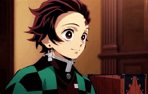An Anime Character With Red Hair And Green Shirt Standing In Front Of A