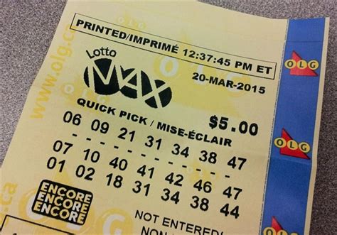 Ontario Ticket Takes Friday Nights 55 Million Lotto Max Jackpot