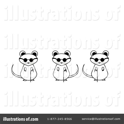 Blind Mice Clipart 82804 Illustration By Pams Clipart