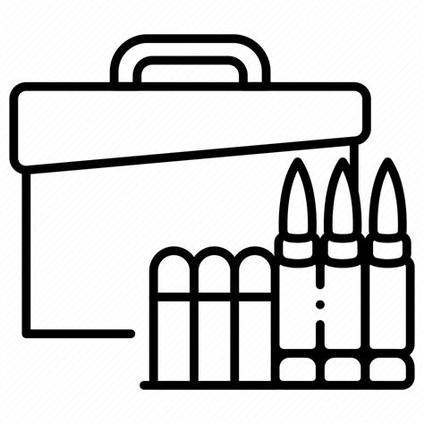 Ammo Ammunition Bullet Gun Military Weapon Icon Download On