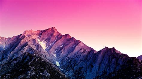 Mountain Purple Sky 4k 3840x2160 28 Wallpaper Pc Desktop