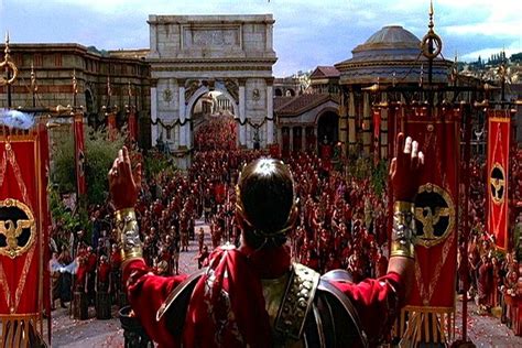 Roman Triumph Procession Through A Triumphal Arch In The Roman Forum