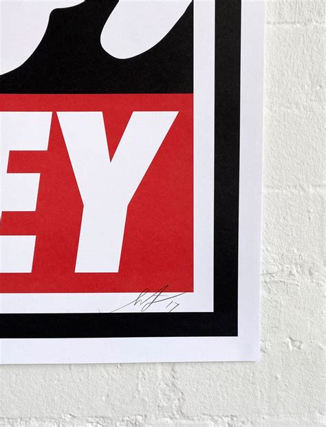 Obey Giant Offset Print By Shepard Fairey Nelly Duff