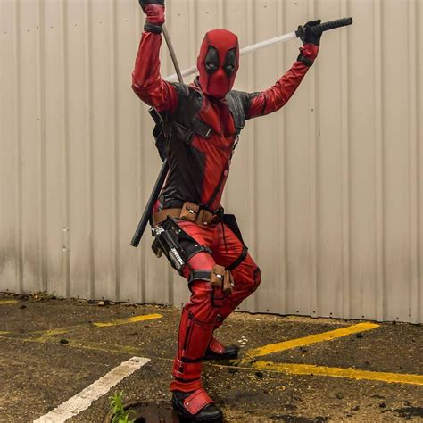 Deadpool 2 Wade Winston Wilson Combinaison Cosplay Costume Ver20