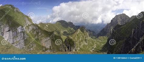 Beautiful Valley View From Top Part One Stock Photo Image Of Grass