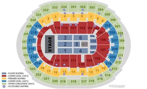Staples Center Seating Chart Sports And Concert Seating Info