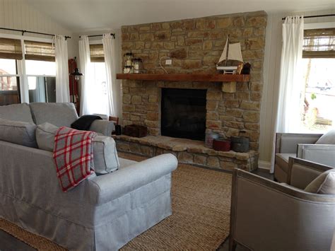 These influences, though undocumented, are cited in the official white house guide, and in white house historical association publications. Camp David Lakehouse - Living Room #lakehouse #vintage # ...