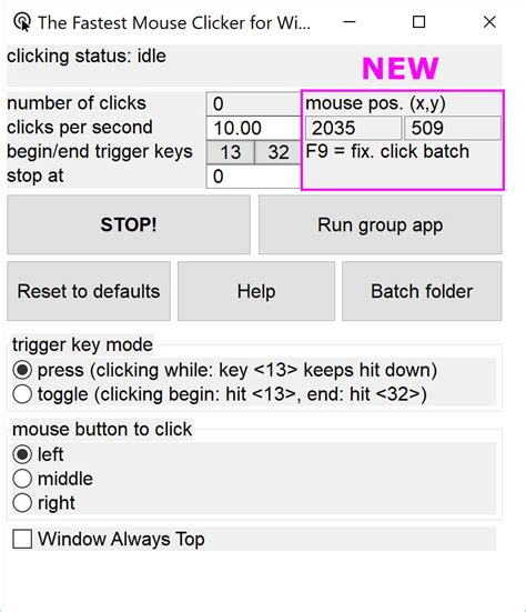 The Fastest Mouse Clicker For Windows Official Download