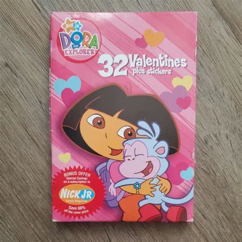 Nickelodeon Dora The Explorer Valentine Box Set 32 Valentines