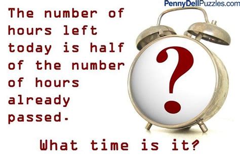 Brain Teaser A Curious Way To Tell Time Blog What