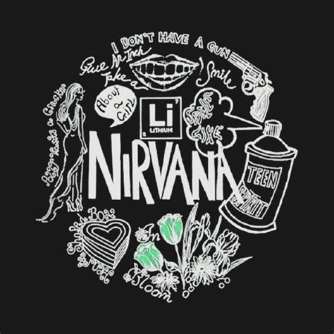 Nirvana Art Nirvana Logo Nirvana Kurt Cobain The Rock Rock And Roll