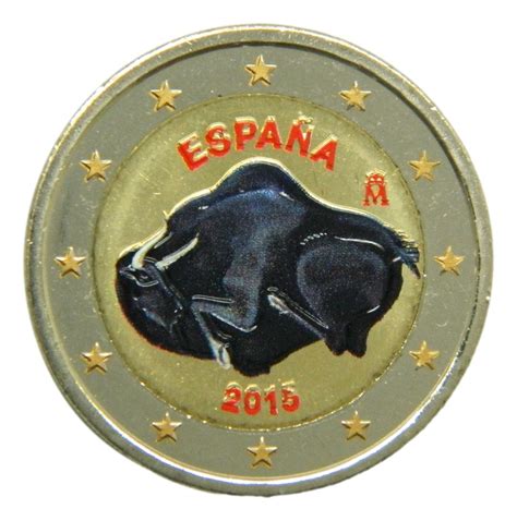 2015 EspaÑa 2 Euros Bandera Monedaliaes