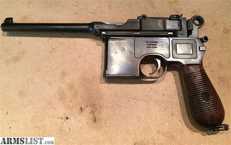 Armslist For Sale Mauser Model C96 1896 Broomhandle Flat Side Large