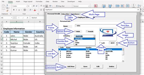 Vba Tutorial How To Add Tools From The Toolbox In The Excel Vba