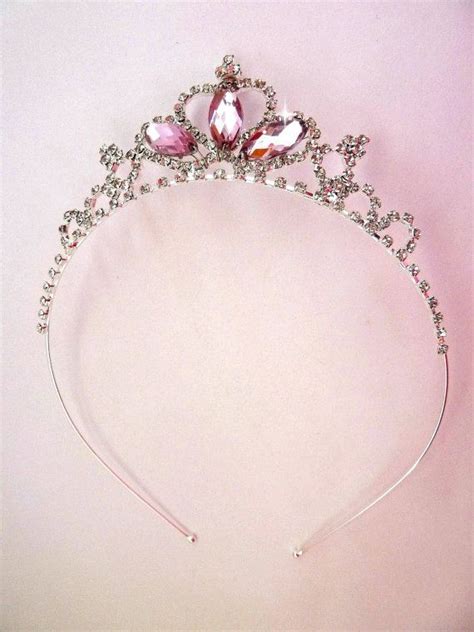 Sleeping Beauty Crown Pink Stones Tiara Princess Aurora Etsy In 2021