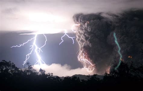 Lightning Storm Generated By Chilean Volcano Images