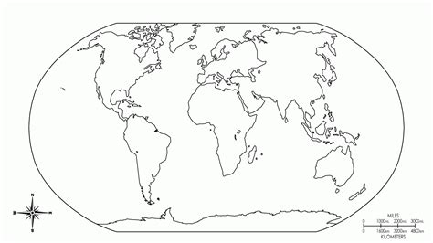 Continents Map Coloring Page Download And Print For Free Coloring Home