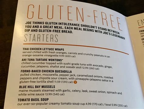 You'll need to steer clear of the pancakes and most omelettes, but a lot of really great options for the gluten free diner. The Gluten & Dairy-Free Review Blog: Not Your Average Joe ...