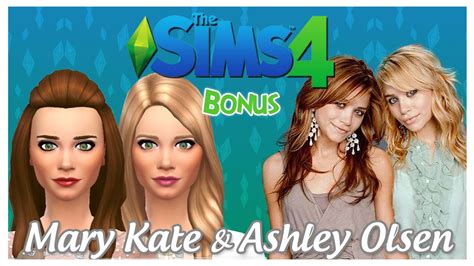 ♦ The Sims 4 Create A Sim Mary Kate And Ashley Olsen ♦ Blueegames ♦