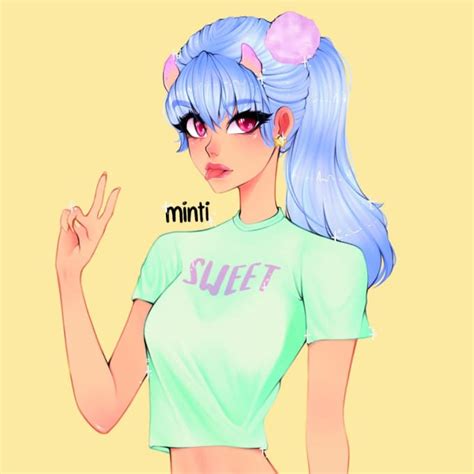 Collection by jasmin • last updated 6 weeks ago. Draw a super cute anime girl for you by Minticaramel
