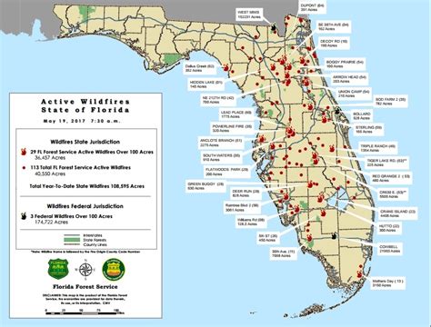 Florida On Fire 116 Wildfires But Rain May Soon Provide Relief
