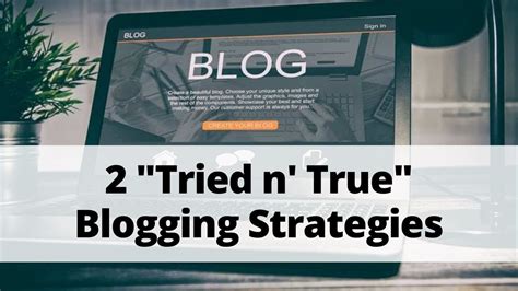 Tried and true barber shop. 2 "Tried n' True" Blogging Strategies - YouTube