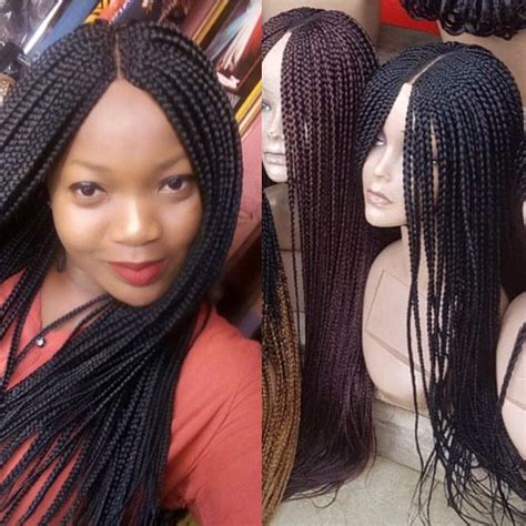 Braided Box Braids Wig The Length In The Picture Is 22