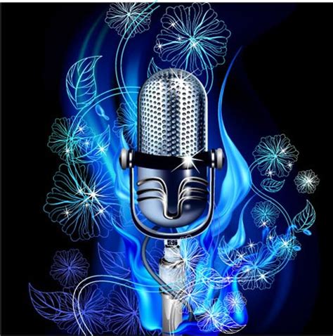 Everything without registration and sending sms! Music microphone vectors