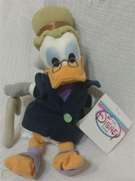 Scrooge Mcduck Plush Toy 10 Disney Store Ebenezer Scrooge Bean Bag