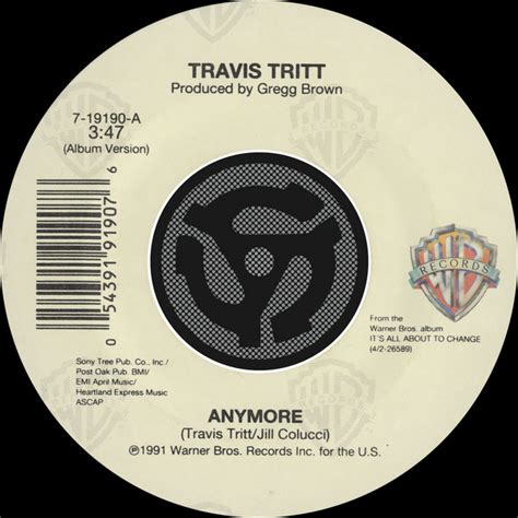 This is not an acoustic version, but rather a full band, concert ending song. Anymore, a song by Travis Tritt on Spotify