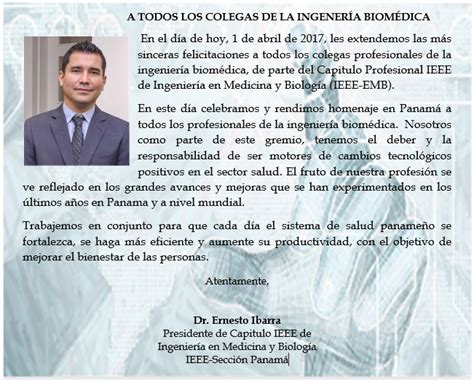 Panama immigration es un blog de panama legal group, una firma de abogados en panamá. Día del Ingeniero Biomédico en Panamá 2017 | Capítulo de ...