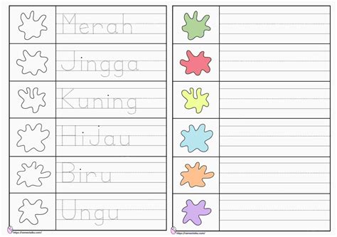 Membaca Lembar Kerja Anak Tk Menulis : Lembar Kerja Anak TK / Gambar