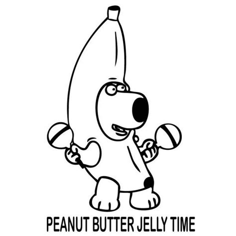 Peanut Butter Jelly Time Page Coloring Pages