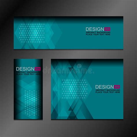 Banner Business Abstract Backgrounds Stock Vector Illustration Of