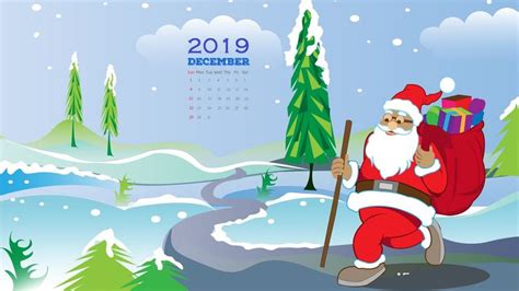 December 2019 Hd Calendar Wallpaper Calendar Wallpaper Desktop