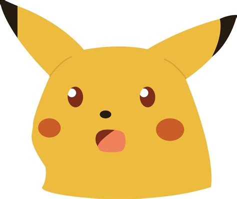 Icono De Meme Pikachu Sorprendido 12749491 Vector En Vecteezy