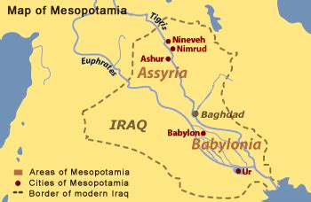 Mesopotamia Map 