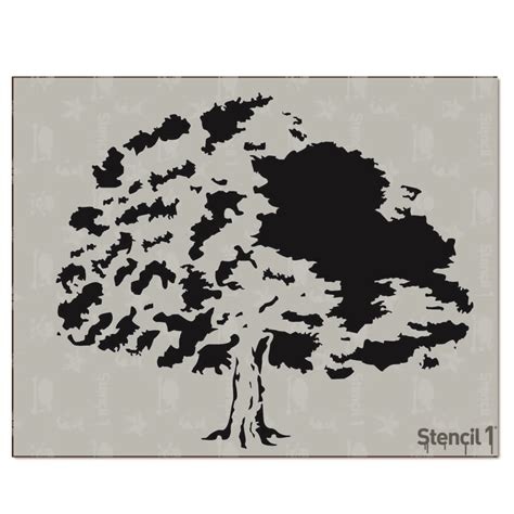 Redwood Trees Stencil Large Stencil 1