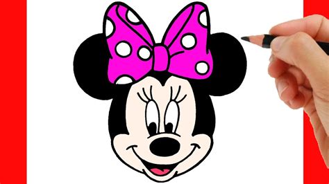 Draw Aprende A Dibujar La Cara De Minnie Mouse Como Dibujar Logo My
