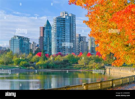 Seawall Autumn Stanley Park Vancouver British Columbia Canada