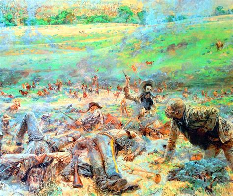 Here Fell Custer By Eric Von Schmidt Battle Of Little Bighorn
