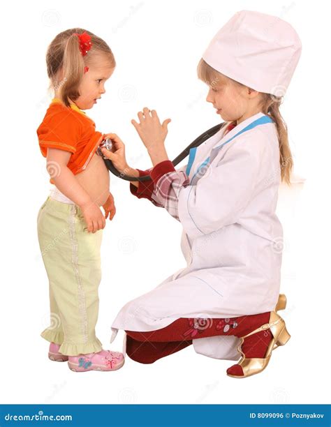 Doctor Y Enfermera Del Juego De Niños Foto De Archivo Imagen De