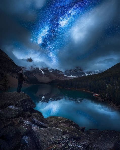 Dan Greenwood Photography Moraine Lake Canada Milkyway Stars