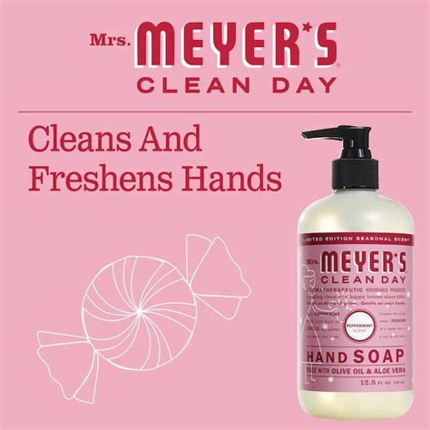 Mrs Meyers Clean Day 125 Fl Oz Peppermint Hand Soap In The Hand Soap