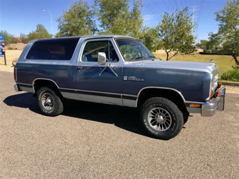 1986 Dodge Ramcharger Royal Se Classic Dodge Ramcharger 1986 For Sale
