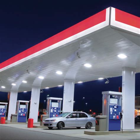 Alltop led canopy lights for petrol station is tested under a completely advanced testing environment, which allows it to be compatible with both domestic and international lighting standard in the market. 150W Type G Gas Station LED Canopy Light - OkayBulb