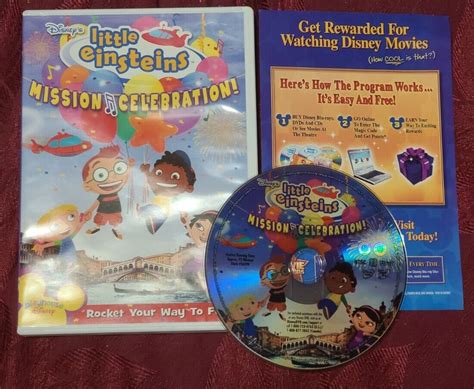 Disneys Little Einsteins Mission Celebration Dvd 2006 Used Good