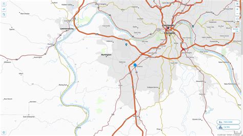 Florence Kentucky Map And Florence Kentucky Satellite Image