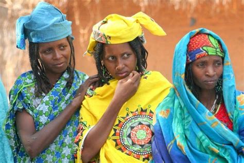 Colorful Women Of Chad Chad Central Africa Tribal Outfit Central